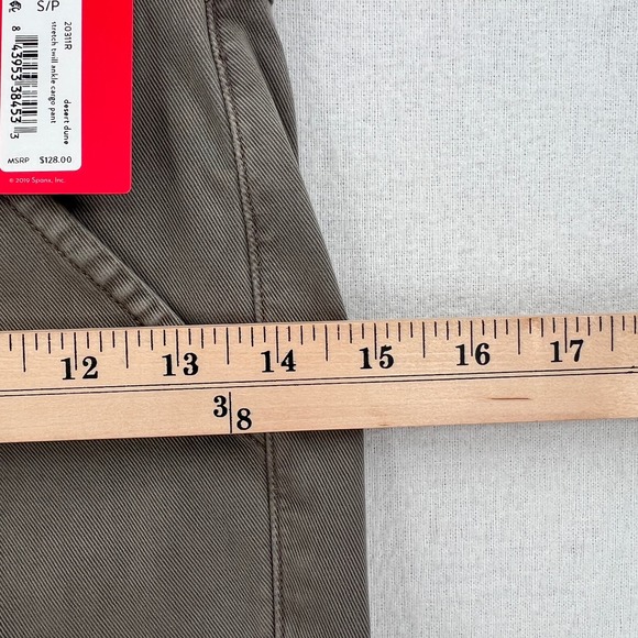 SPANX Pants Womens Small Desert Dune Stretch Twill Ankle Cargo Pant NWT - Picture 7 of 9